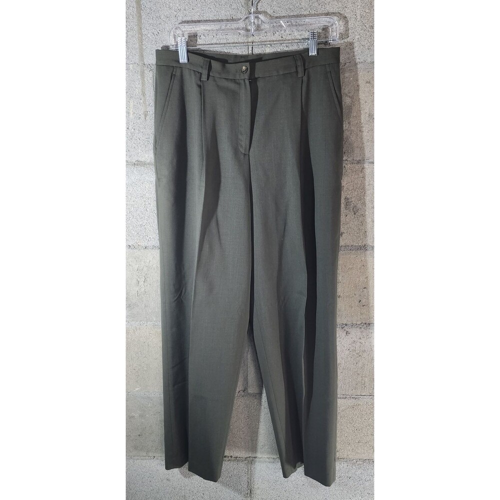 Lauren Ralph Lauren Petite Straight Leg Women's Pants Green Size 10p